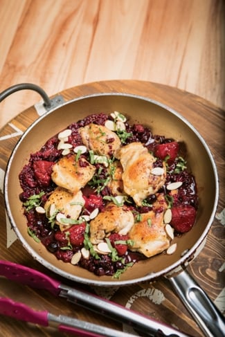 Chicken with Berry Sauce