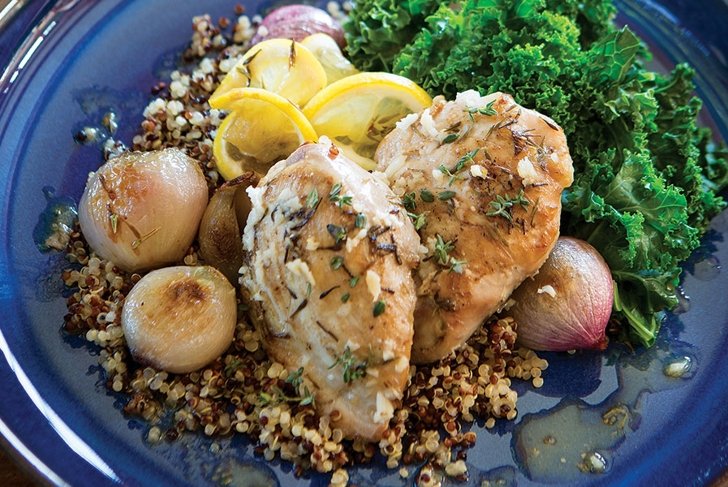 Lemon Thyme Chicken and Shallots