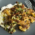 Meatless Monday: Cauliflower Steaks with Tomato Herb Relish